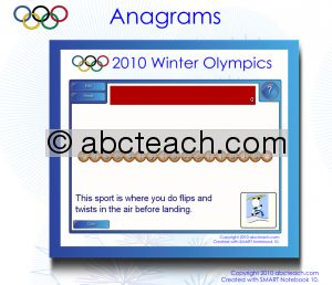Interactive: Notebook: Anagram: Winter Olympics