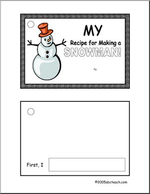 Story Sequence: Snowman (primary)