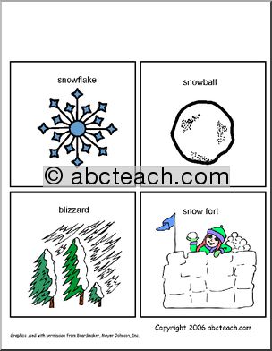 Matching: Snow (preschool/primary)