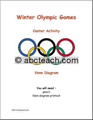 Learning Center: Winter Olympics Venn Diagram