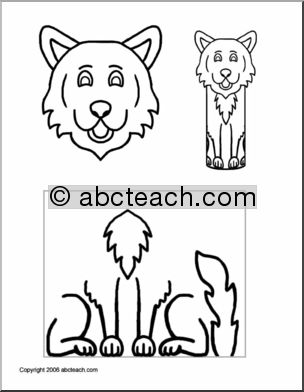 Craft: Paper Roll Pal – Wolf (preschool/ primary)