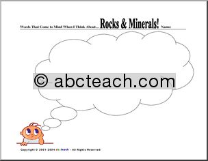 Brainstorm! Rocks and Minerals