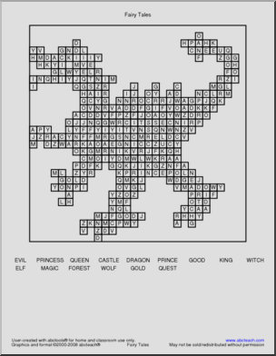 Word Search: Fairy Tales