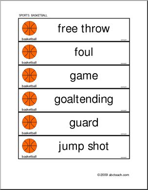 Word Wall: Basketball