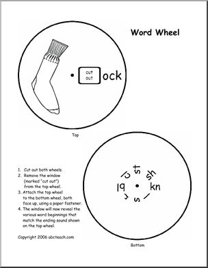 Word Wheel: OCK words