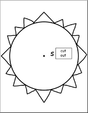 Word Wheels:  Sun Shape (beginning “s” sound)