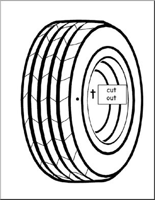 Word Wheels: Tire Shape (beginning “t” sound)