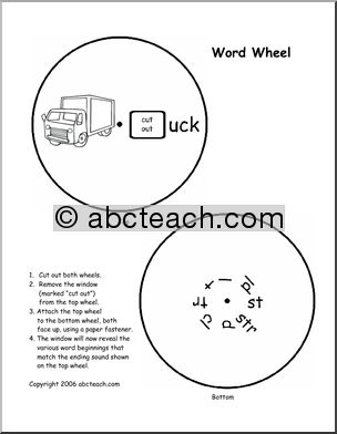 Word Wheel: UCK words