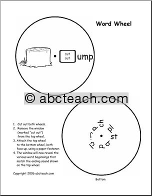 Word Wheel: UMP words