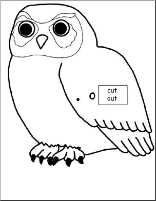Word Wheels:  Owl Shape (beginning “o” sound)