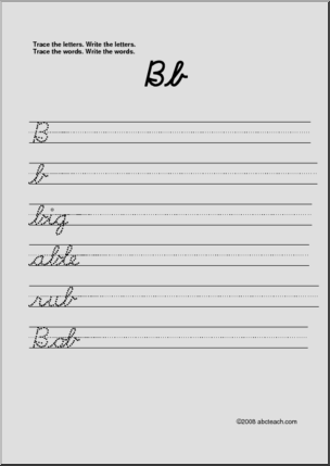 Handwriting Practice: Embedded Letters (DN-Style Font)
