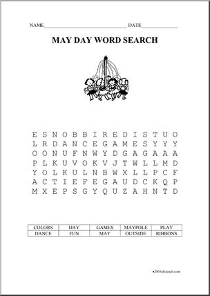 Word Search: May Day