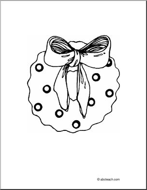 Coloring Page: Wreath Shape