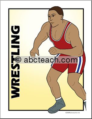 Poster: Sports – Wrestling (color)