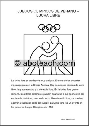 Spanish: Juegos OlÃŒmpicos – La Lucha Libre (elementaria)