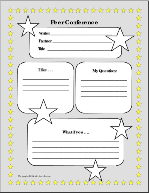 Forms: Peer Conferencing (grades k-2)