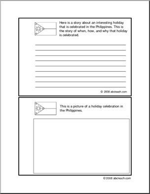 A Trip to the Philippines (elem/upper elem)’ Writing Activity