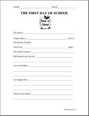 Form: Back to School (elementary)