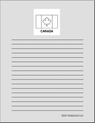 Writing Paper: Canada  (elementary)