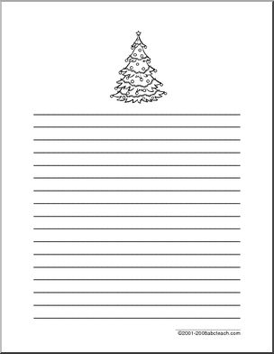 Writing Paper: Christmas Joy (elem)