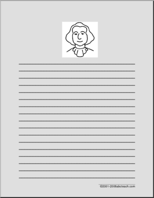 George Washington (elementary) Writing Paper