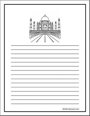Writing Paper: Taj Mahal