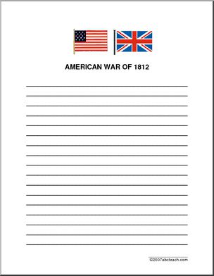 Writing Paper: American War of 1812 (elem)