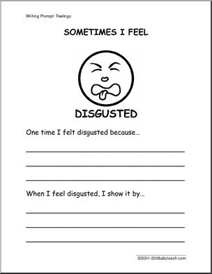 Writing Prompt: Emotion – Disgust (primary)