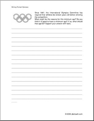 Writing Prompt: Olympics – Minimum Age