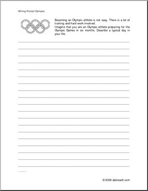 Writing Prompt: Olympics – Day in the Life