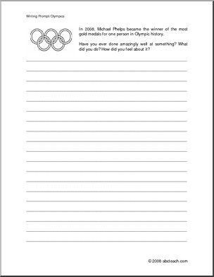 Writing Prompt: Olympics –  Winner