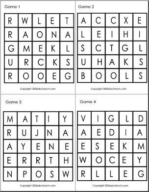 Game: Search a Word 5 x 5 (sets)
