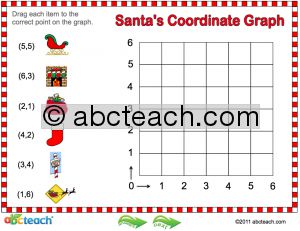 Interactive: Notebook: Christmas: Math: SantaÃ­s Coordinate Graph