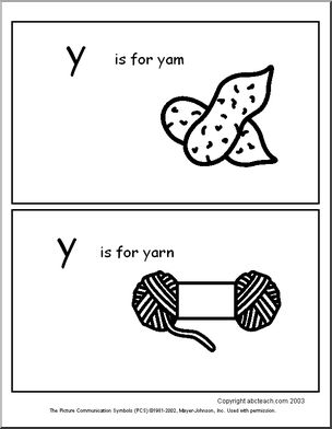X, Y, and Z Words’ ABC Booklet