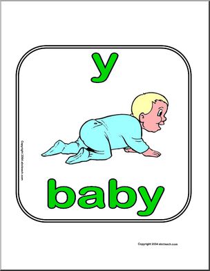 Sign: “y” (as in baby)