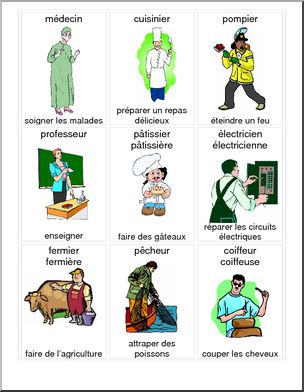 French: Game – Professions