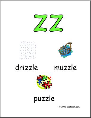 Double Consonants – ZZ Poster
